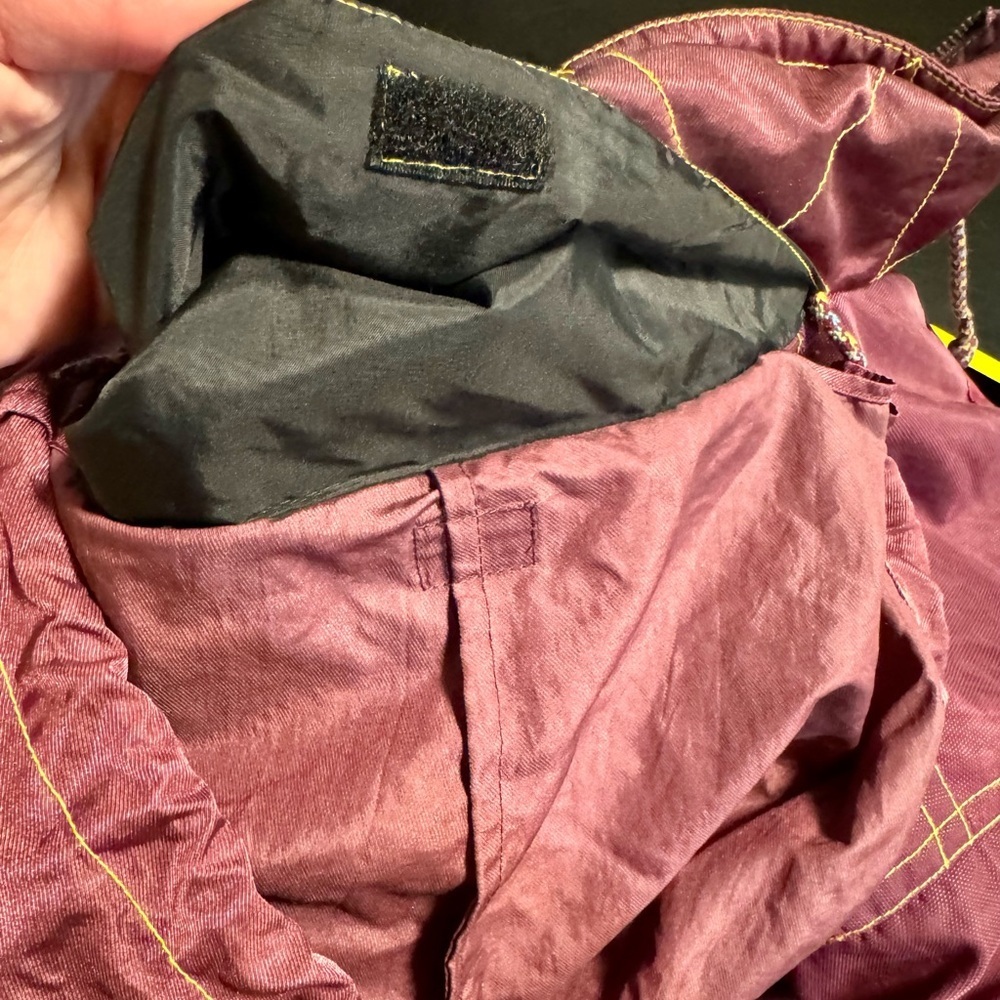Vintage 90's Reusch Active Wear Maroon Hooded Ski Snow Jacket Embroidered LG - Picture 12 of 16